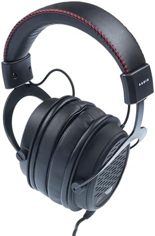 Fame Audio FT-750 Studio HiFi Kopfhörer, Halboffen, Dynamische Treiber, Schwarz, Frequenzbereich 10-