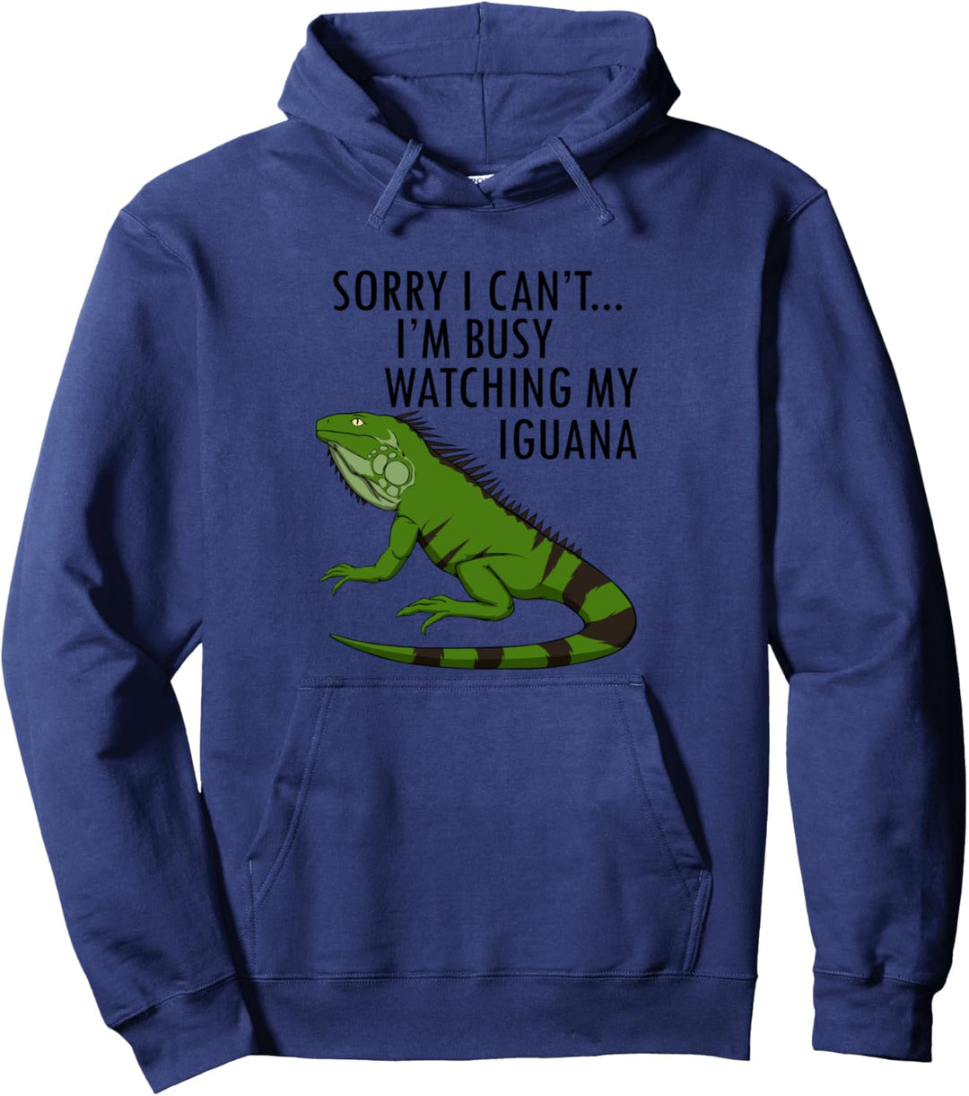 Lustiger Spruch mit Leguan für Eidechsen Fans Pullover Hoodie