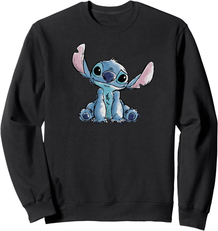 Disney Lilo & Stitch Watercolor Of Stitch Sweatshirt