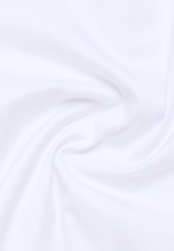 ETERNA Herren Langarmhemd Comfort Fit Bezug Twill Weiss Uni Hemd 40 Weiss, 40 Weiss