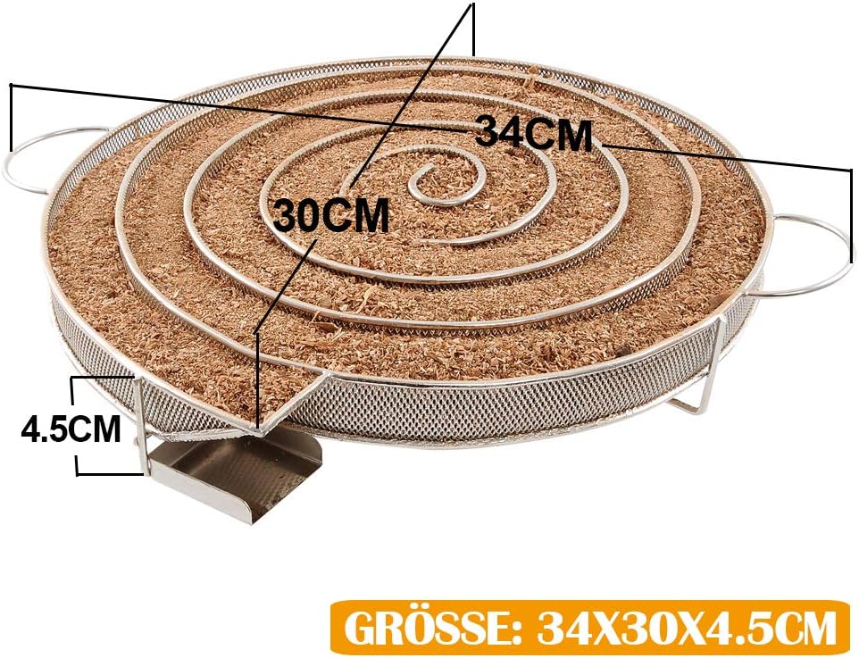 SUNLIFER Kaltrauchgenerator, räucherofen edelstahl für heisses und kaltes Rauchen, perfekt für alle