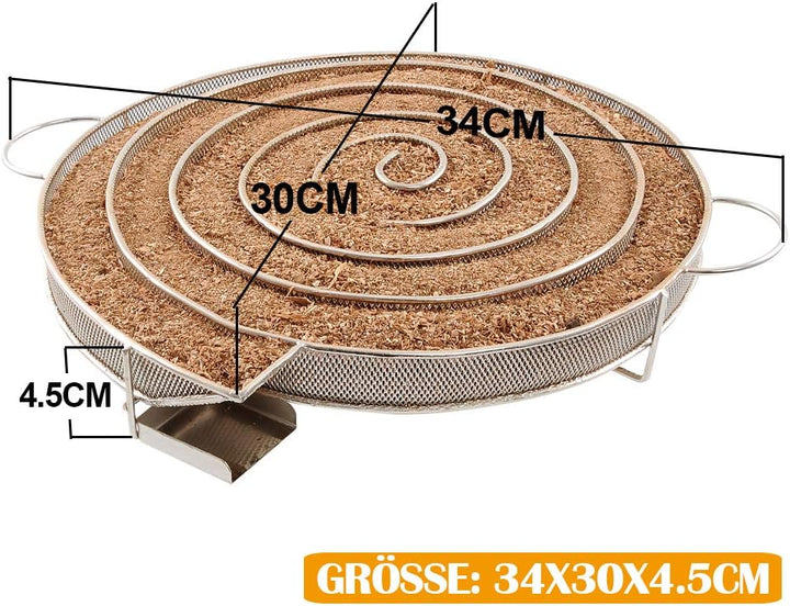 SUNLIFER Kaltrauchgenerator, räucherofen edelstahl für heisses und kaltes Rauchen, perfekt für alle