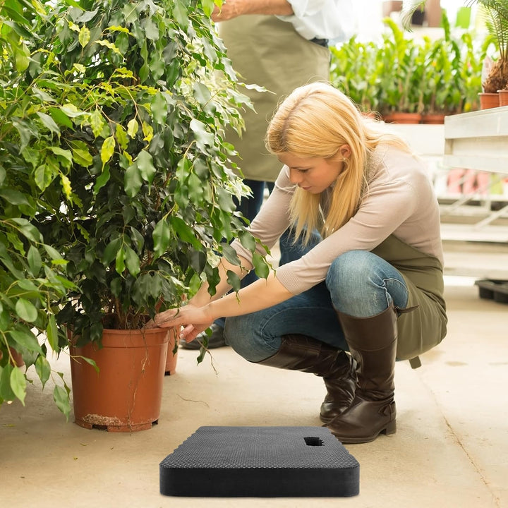 APACALI 3 Stück Garten Kniekissen Schwarz, 43x28x4CM Kniekissen Arbeit, Dicken Kniekissen Garten, Wa