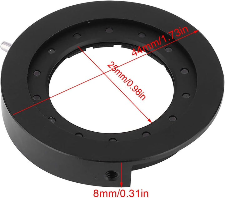 Irisblende, Mikroskop Einstellbare Blende SK6 SK8 SK12 SK23 SK25 Mikroskop-Irisblende Adapter Optisc