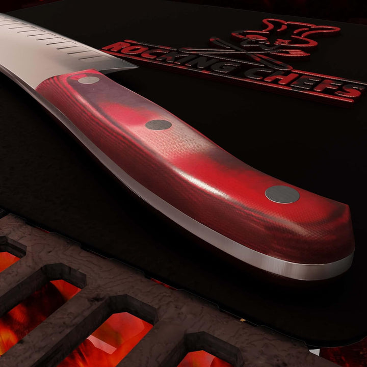 GIESSER seit 1776 - Made in Germany - Japanisches Kochmesser 16 cm, Kullenschliff Rocking Chef, Prem