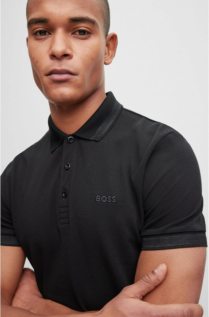 Hugo Boss Herren Paddy 10212415 01 Polohemd 3XL Black8, 3XL Black8
