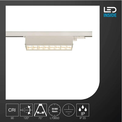 SLV SIGHT MOVE | LED 3-Phasen-Strahler, 3 Phasen System Leuchte, Spot, Decken-Strahler, Decken-Leuch