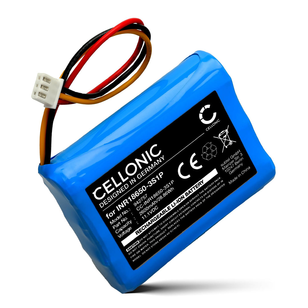 CELLONIC, Lautsprecherakku kompatibel mit DOCKIN D Fine, D Fine 2, D Fine 2 Plus (2600mAh, 11.1V) Er