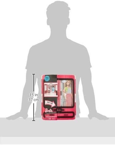 Mattel Barbie DMT57 - Barbie Kleiderschrank Single, Single