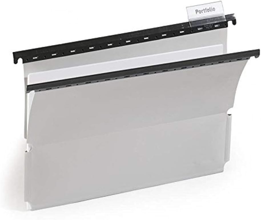 Durable Hängemappe, mit seitlichen Laschen, grau, Packung à 25 Stück, 260110