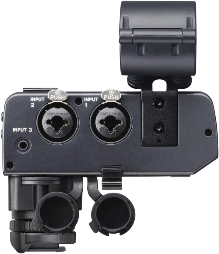 TASCAM CA-XLR2d-N – Digitaler XLR Mikrofonadapter für spiegellose Nikon Kameras