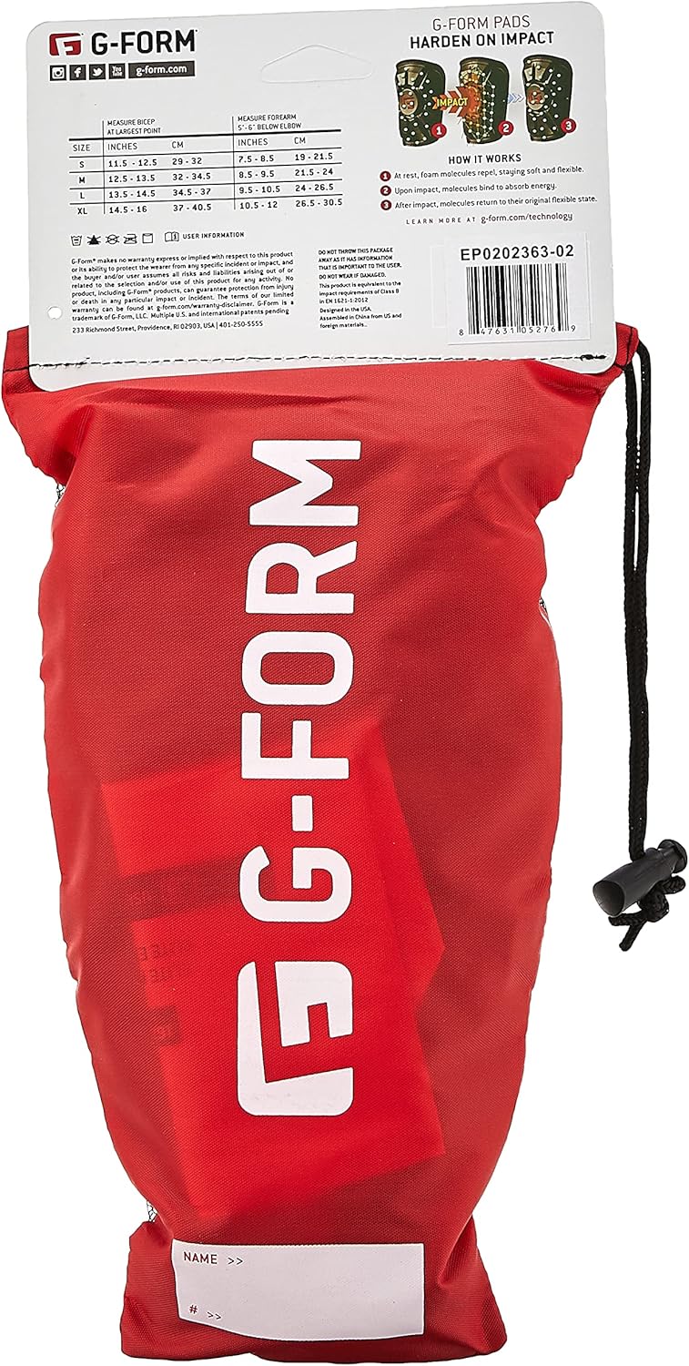 G-Form Elite Elbow Black/Topo 2018 Ellenbogenschützer S Schwarz, S Schwarz