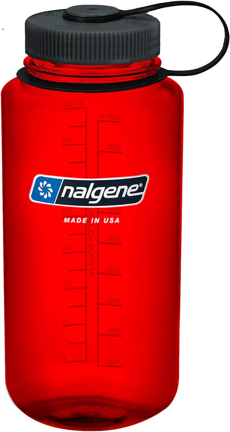 Nalgene WH Sustain Trinkflaschen Rot 1 L Rot Wasserflasche, Rot Wasserflasche