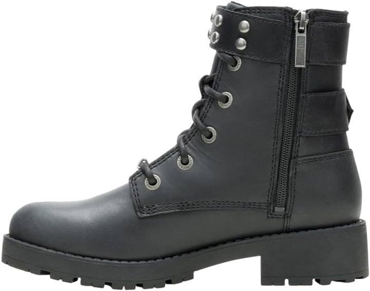 HARLEY-DAVIDSON Footwear Parklyn Damen-Motorradstiefel, 15,2 cm 39 EU Schwarz, 39 EU Schwarz
