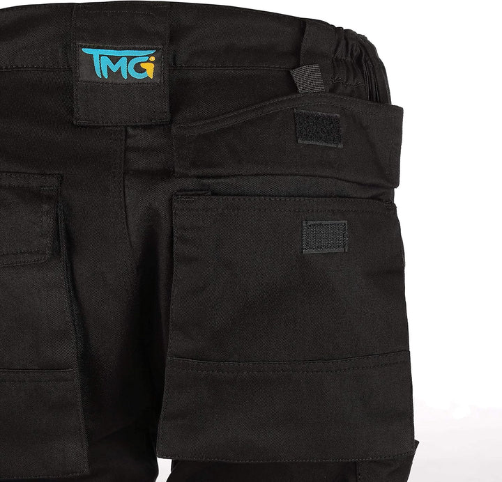 TMG | Arbeitshose Comfort für Herren, Cargohose mit Kniepolster & viel Stauraum, Robustes Material,