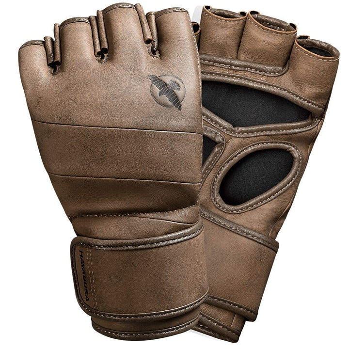 Hayabusa T3 LX 4oz MMA Handschuhe aus Leder Ideal für Kampf M Braun, M Braun