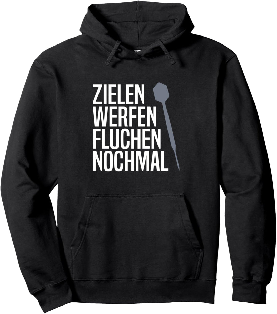 Darts - Dart Pfeil Witz Dartscheibe Dartpfeil Spruch Pullover Hoodie