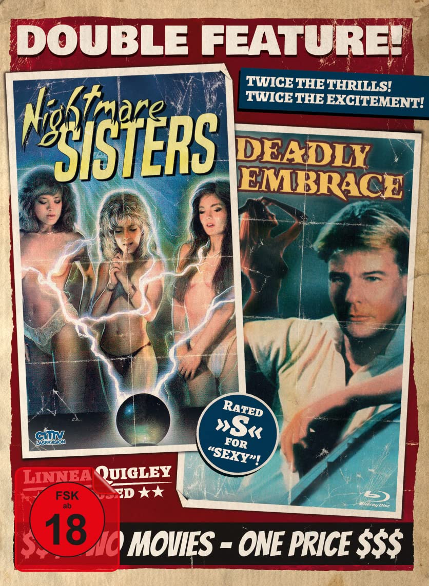 Nightmare Sisters / Deadly Embrace (Double Feature) (Mediabook) (Cover B) [Blu-ray], Blu-ray