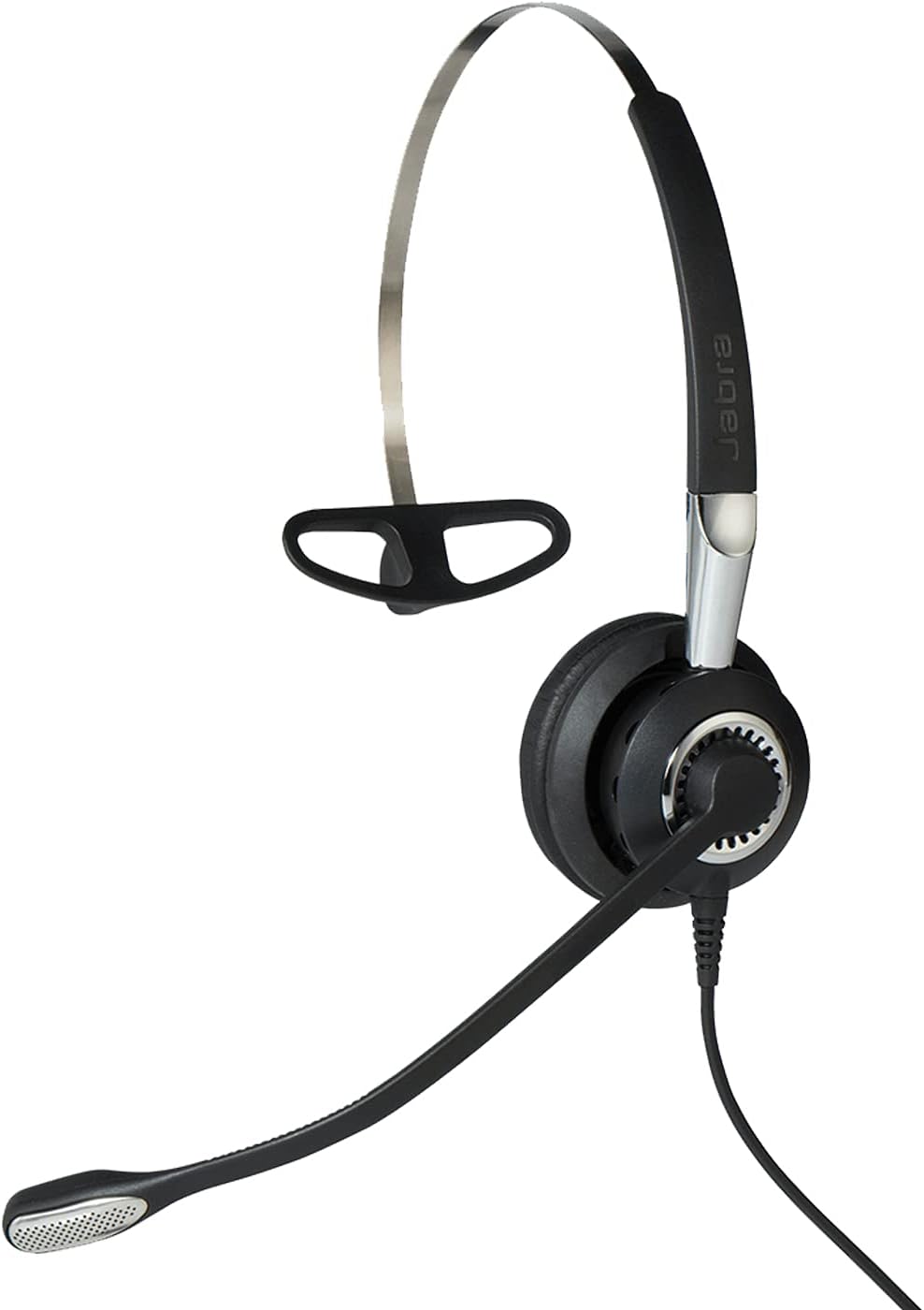 Jabra Q711365 Biz 2400 II QD Mono leichtes Call-Center-Kabel-Headset für Unify OpenStage, 3-in-1-Tra