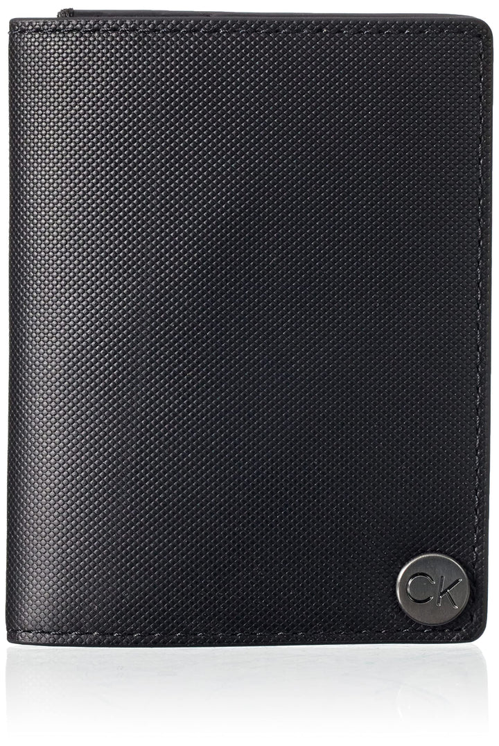 Calvin Klein Herren Geldbeutel Ck Covered Cardholder Klein, Schwarz (Ck Black), Einheitsgrösse