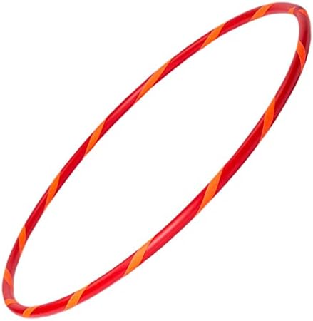 HOOPOMANIA Bunter Kinder Hula Hoop [Ø60cm - Ø80cm] Hula Hoop für Kinder in vielen Farben Ø60cm Rot-O