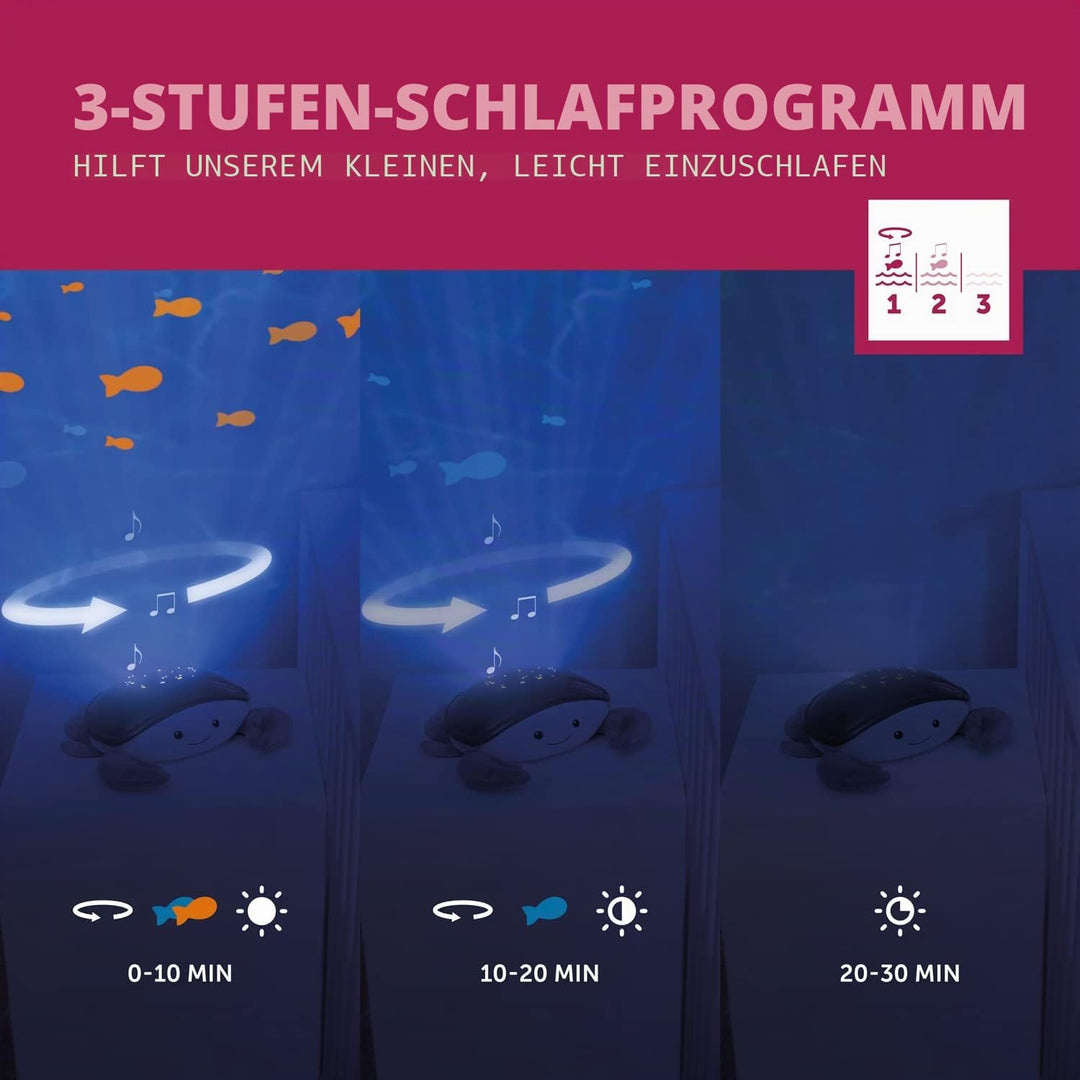 Zazu Kids Cody the Crab LED Nachtlicht Projektor