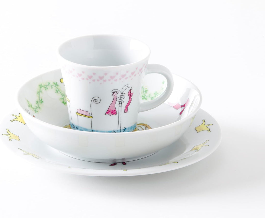 KAHLA 323460A76645C Kids Frühstücksteller 21,5 cm Märchenprinzessin | Frühstücksteller mit Prinzessi