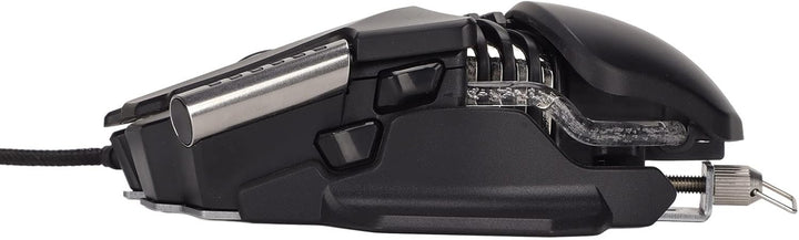 Gaming-Maus, 12800 DPI Einziehbare Anpassung Wassergekühlter RGB-Lichteffekt Kabelgebundene Maus Gal