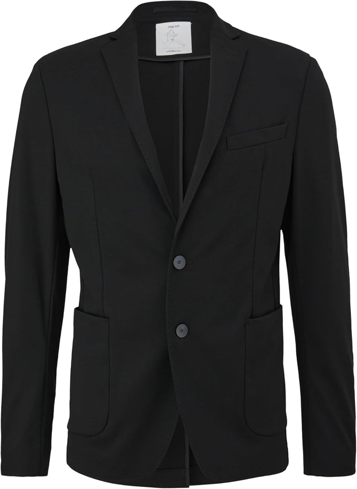 s.Oliver Black Label Herren 10.3.20.15.153.2119563 Blazer 52 9999 Schwarz, 52 9999 Schwarz