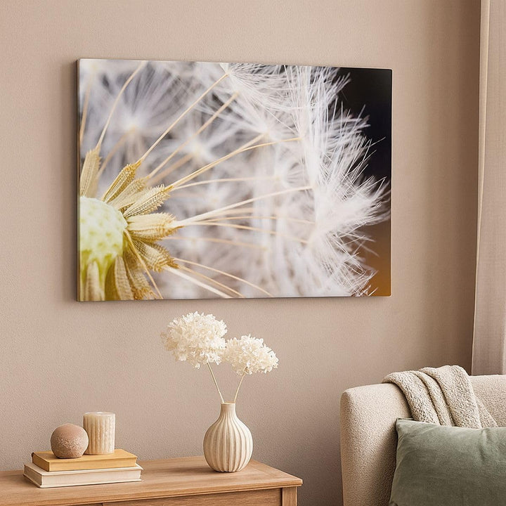 Bilder auf Leinwand 100x70cm Leinwandbild mit Rahmen Baby Sommer Pflanze Gross Wanddeko Bild Schlafz