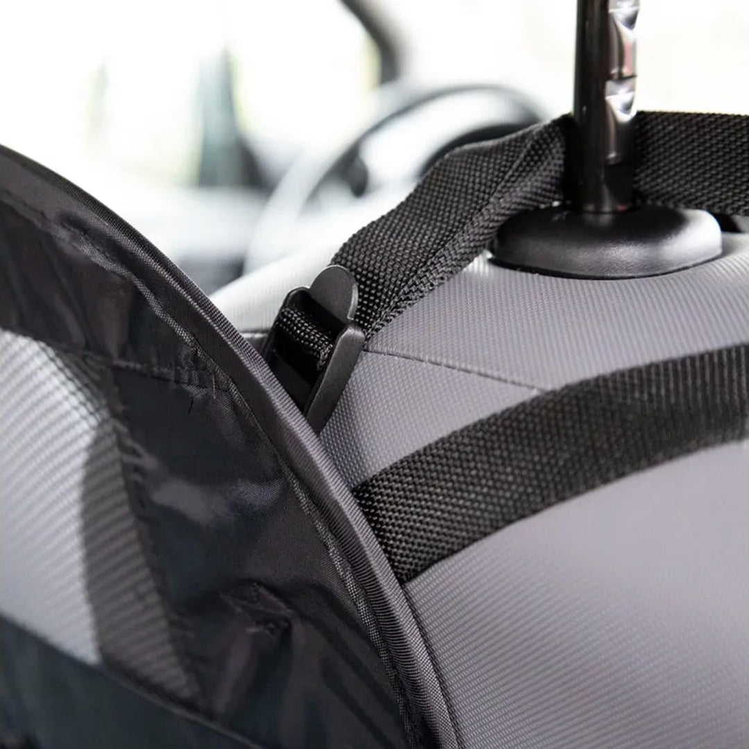 Avilia Auto-Trennnetz für Hunde – Barriere für Hunde mit 3 Taschen, aus Polyester, 60 x 70 cm
