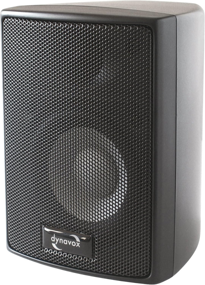 Dynavox AS-301 Satelliten-Lautsprecher, Paar, für Heimkino oder Büro, kompakte Surround-Box, Wandmon