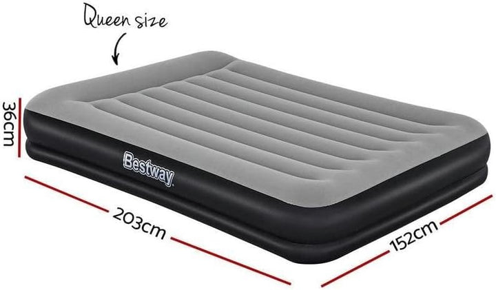 Bestway Tritech™ Luftbett, 203 x 152 x 36 cm, Double, mit integrierter Elektropumpe