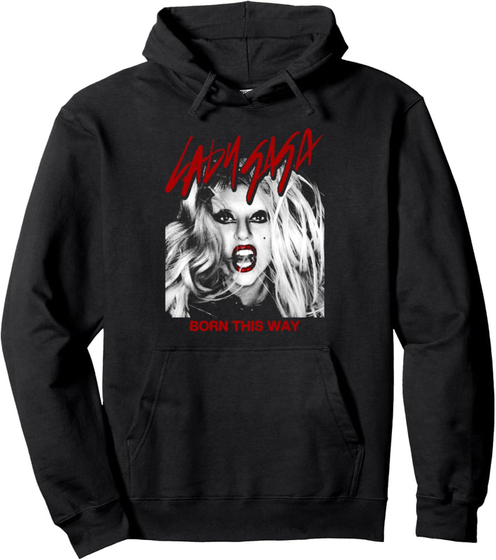 Offizielle Lady Gaga Born This Way Cover Pullover Hoodie