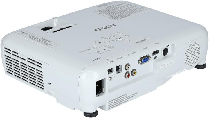 Epson EB-W06 3LCD-Projektor (WXGA 1.280x800p, 3.700 Lumen Weiss- und Farbhelligkeit, Kontrastverhält