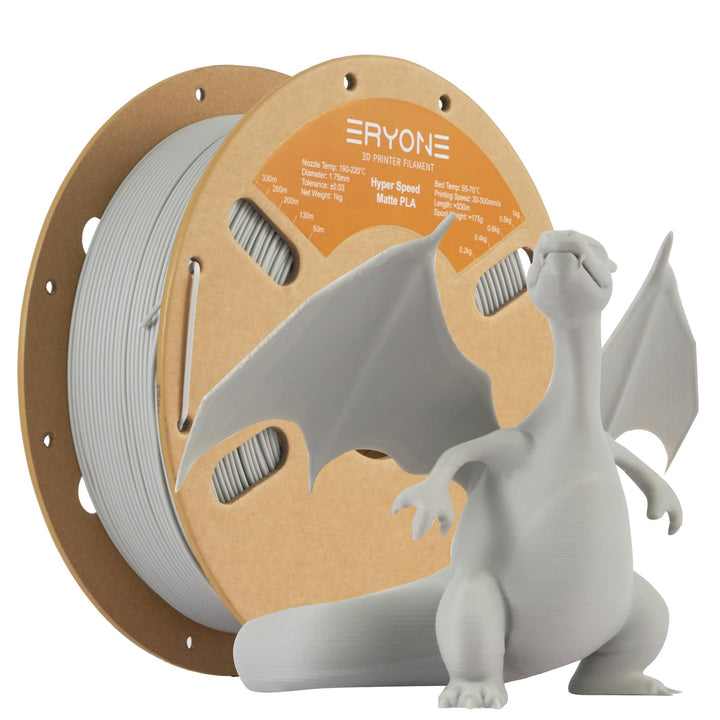 ERYONE High Speed Matte Filament PLA 1.75mm +/- 0.03mm, 3D Printing PLA Pro Filament Fit Most FDM Pr