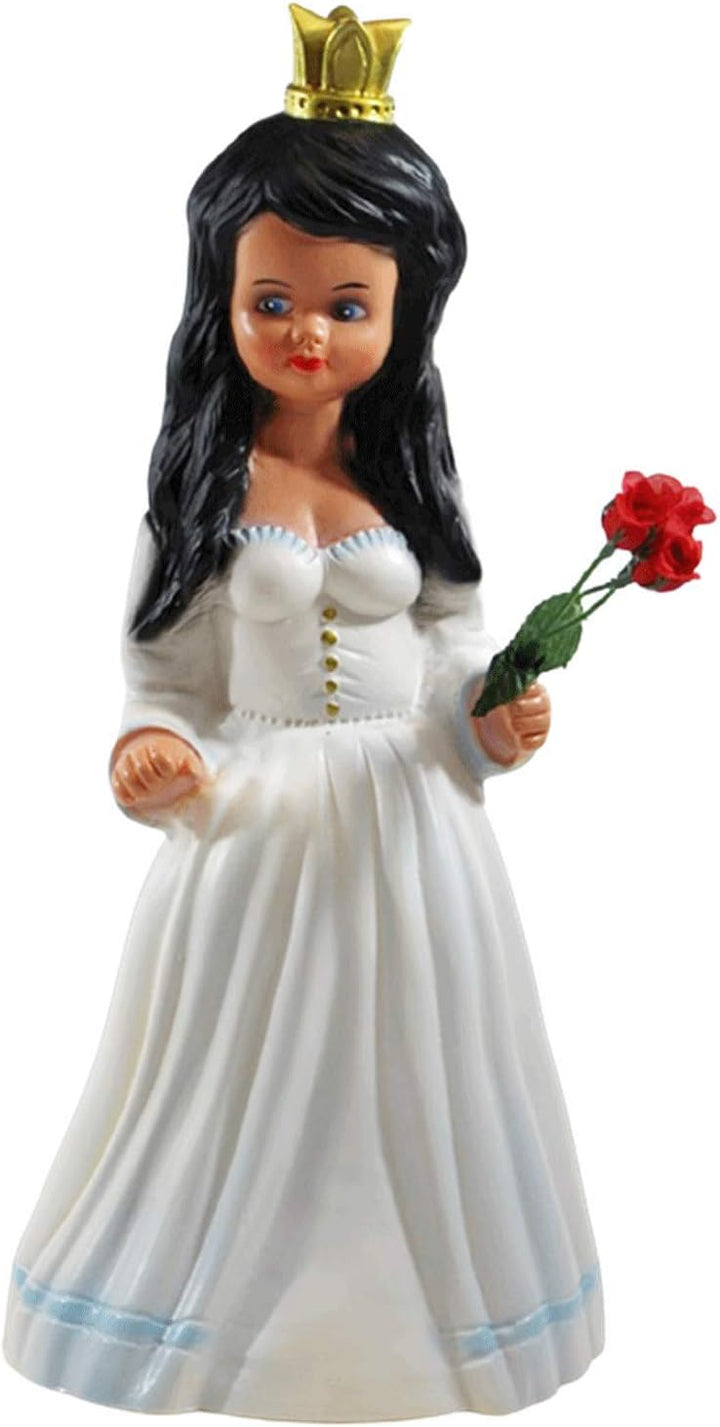 RAKSO Deko Figur Schneewittchen H 40 cm und 7 Zwerge H 19-20 cm Gartenfiguren stehend als Satz
