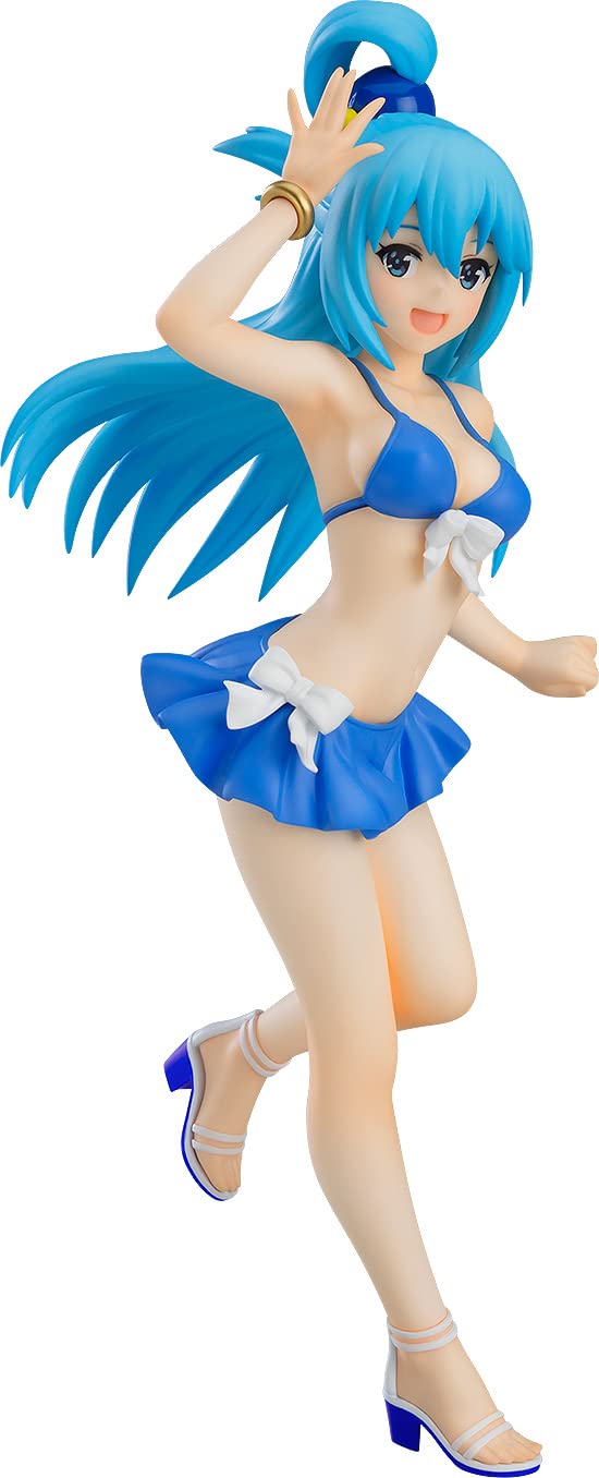 Max Factory KonoSuba Pop Up Parade PVC Statue Aqua: Swimsuit Ver. 18 cm, M04320, Mehrfarbig