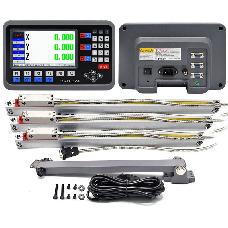 3 Achsen Digitalanzeige-kit 26" 30" 12" Digital Anzeige mit 3 Axis DRO Linear Massstab 650mm+750mm+3