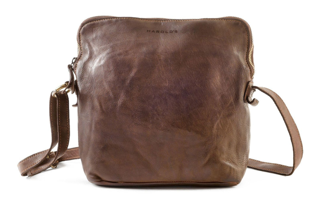 Harold's Submarine Umhängetasche Leder 24 cm Braun, Braun