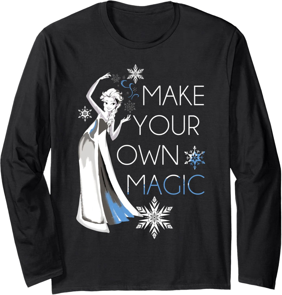 Disney Frozen Elsa Make Your Own Magic Langarmshirt