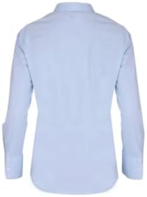 Pure Slim Functional Bluse Hemdenkragen hellblau M Hellblau, M Hellblau