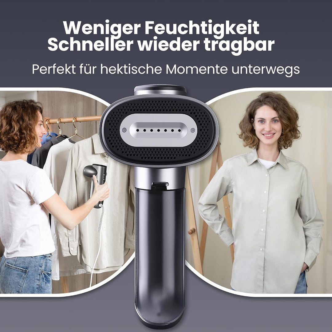 Neakasa Magic 1 Steamer Dampfglätter mit Saugfunktion, tragbarer Reisedampfglätter, 2300 Pa Saugleis