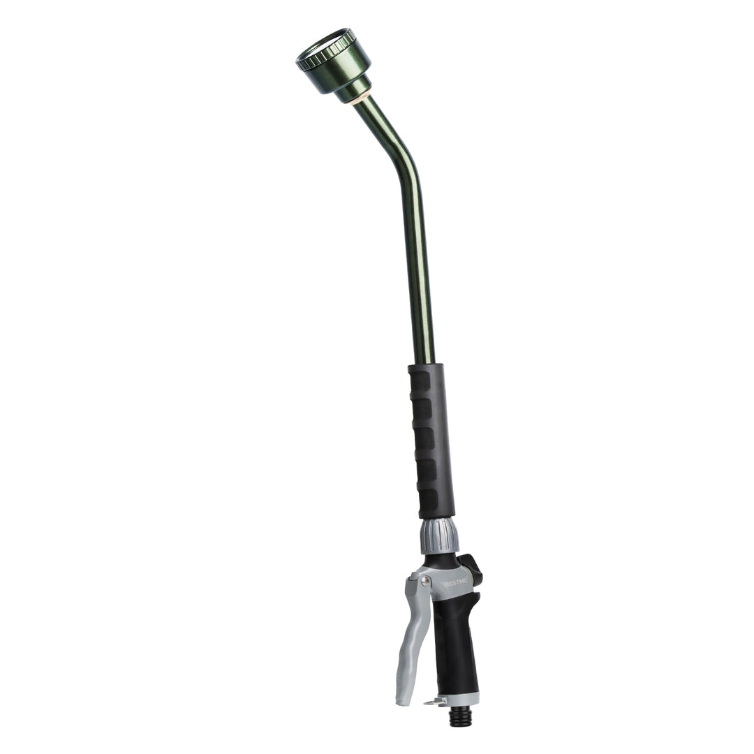 RESTMO Langer Giessstab, 62cm Gartenbrause mit voller, sanfter Dusche und Durchflusskontrolle, strap