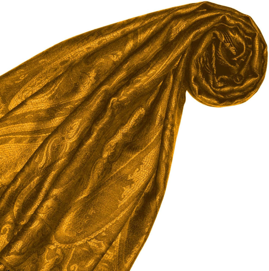 Lorenzo Cana Pashmina Damen - Schal Schaltuch jacquard gewebt 100% Seide Paisley Muster Seidenschal