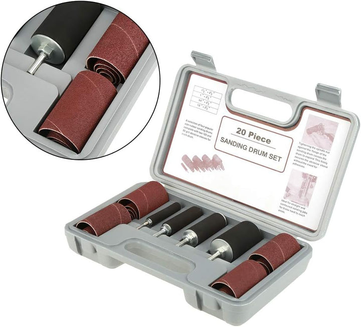 EVTSCAN Neuestes Big Horn 19521 Gummi-Schleiftrommel-Set, 20 Stück