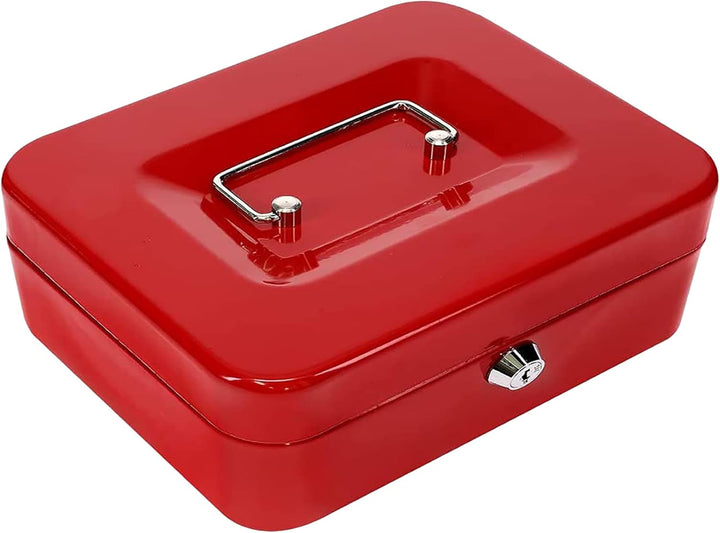 kippen 10033R3 Geldkassette Rot, Masse: 250 x 180 x 90 mm