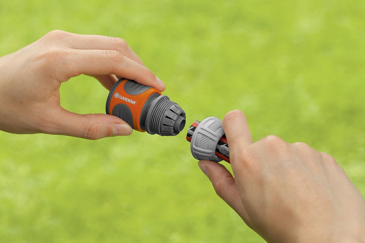 Gardena Classic Schlauch 13 mm (1/2 Zoll), 30 m & Schlauchverbinder 13 mm (1/2 Zoll) und 15 mm (5/8