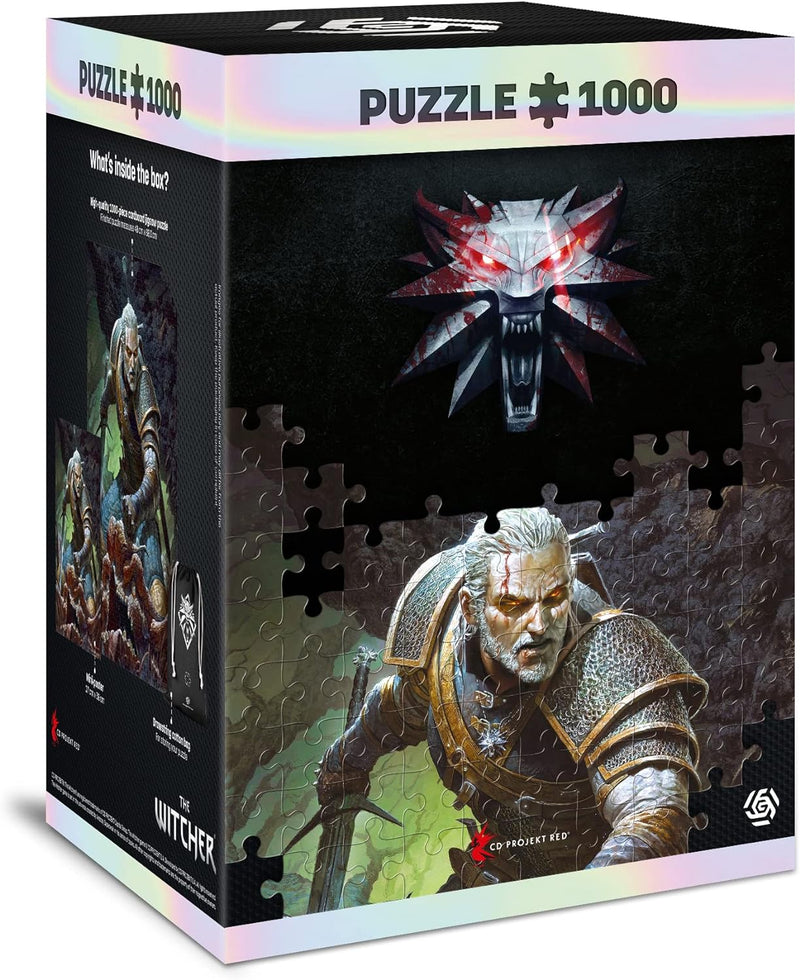 Good Loot The Witcher Dark World Puzzles Premium Box Sack Poster Computerspiel Spielepuzzles für Jug