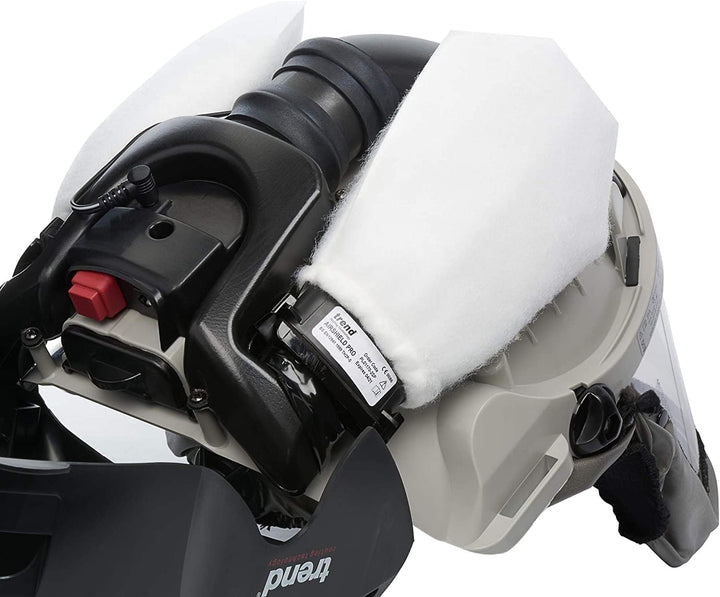 Trend Airshield Pro PAPR APF 20 Atemschutzmaske 230V Euro-Stecker, Batteriebetriebene Atemschutzmask